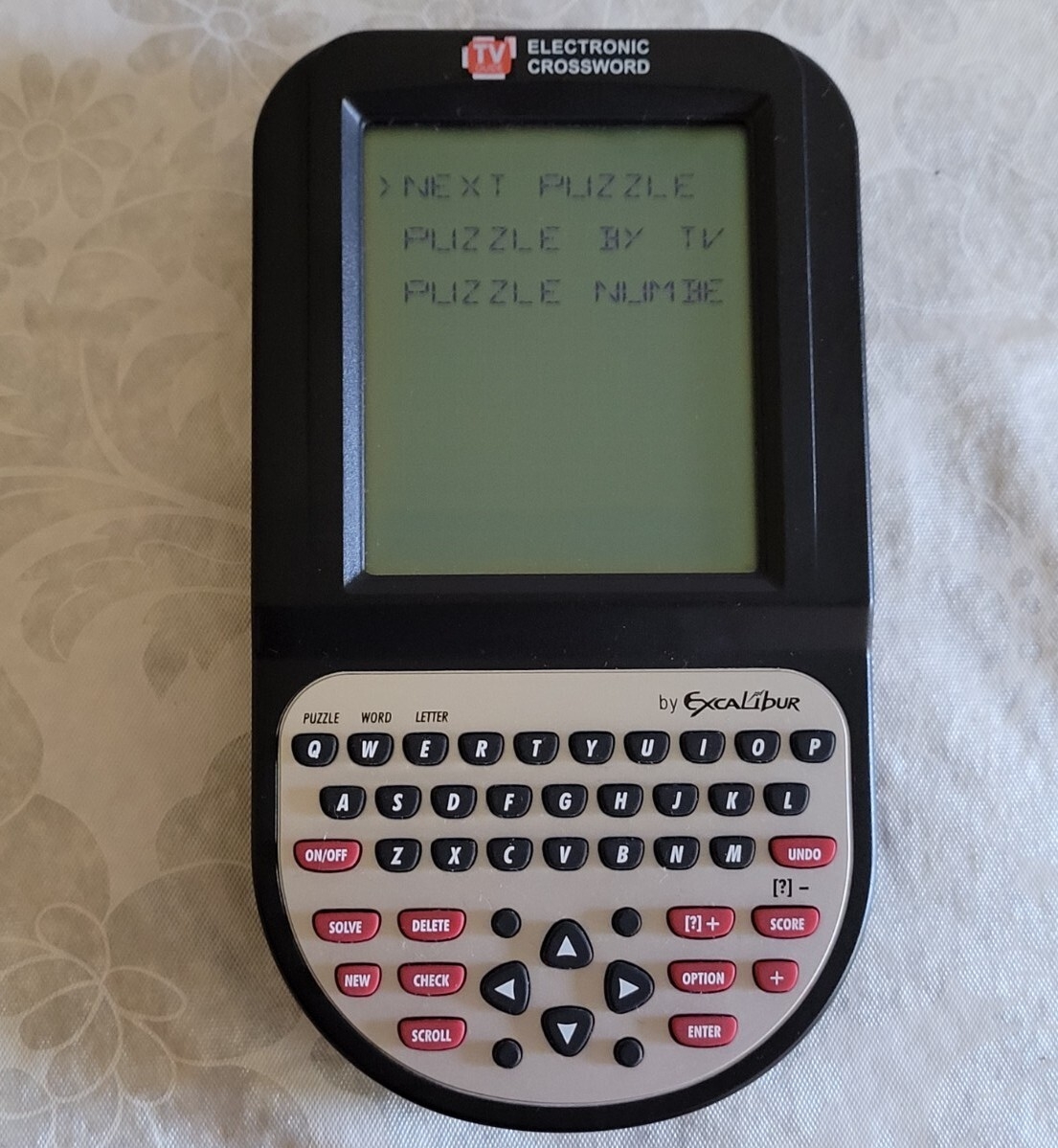 TV Guide Electronic Crossword Handheld Game Excalibur With Instructions EBay TV Guide Electronic Crossword Handheld Game Excalibur With Instructions EBay