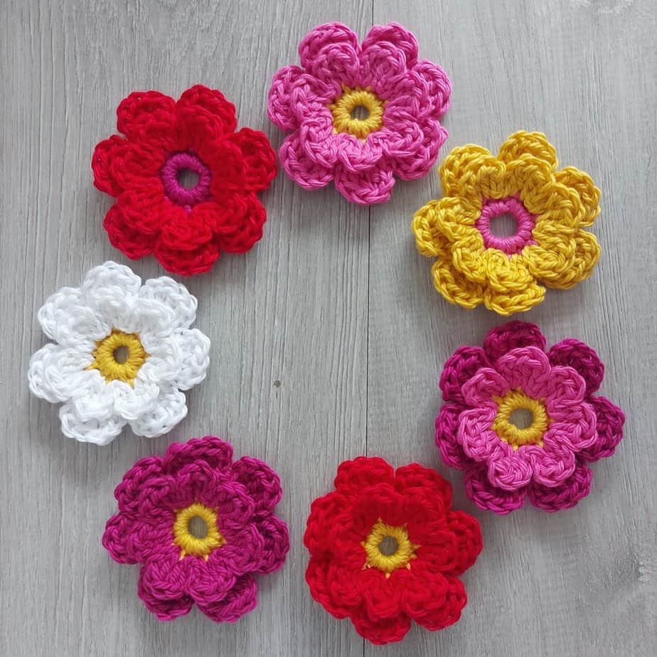 crochet flower pattern free crochet flower pattern free