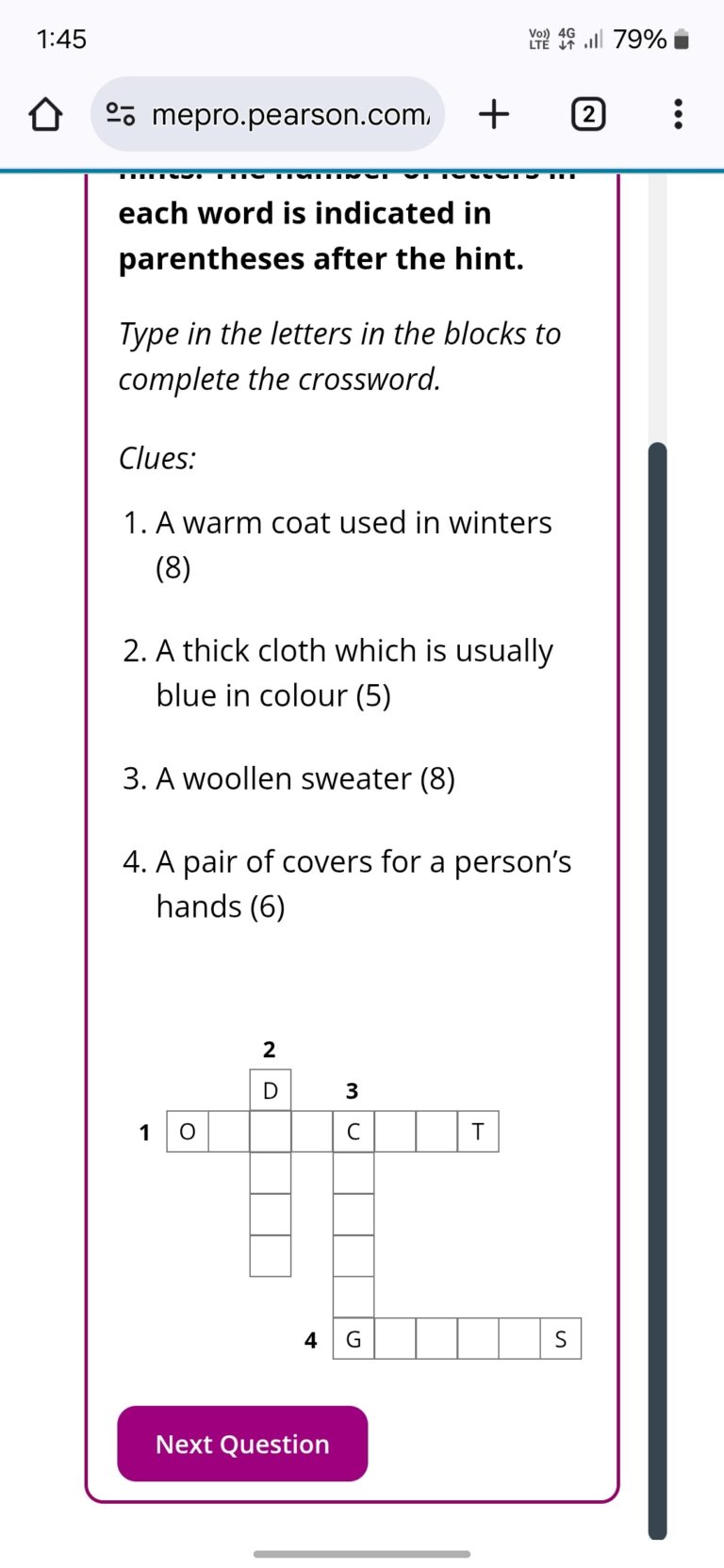 Type In The Letters In The Blocks To StudyX