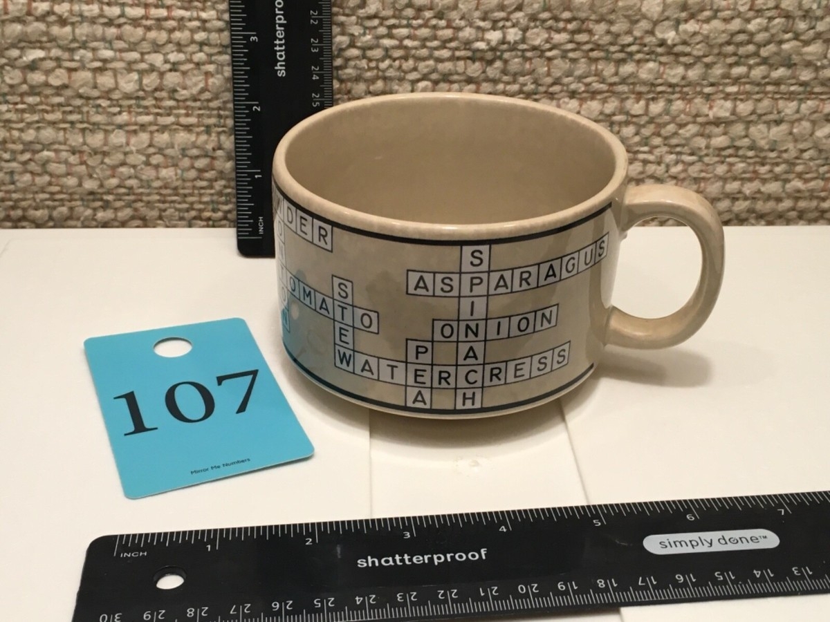 Unique Soup Or Coffee Mug Cup With Crossword Puzzle On The Cup Made Japan EBay Unique Soup Or Coffee Mug Cup With Crossword Puzzle On The Cup Made Japan EBay