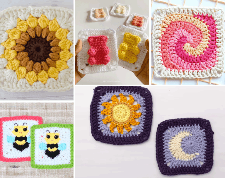 Unusual Granny Square Crochet Patterns Crochet 365 Knit Too