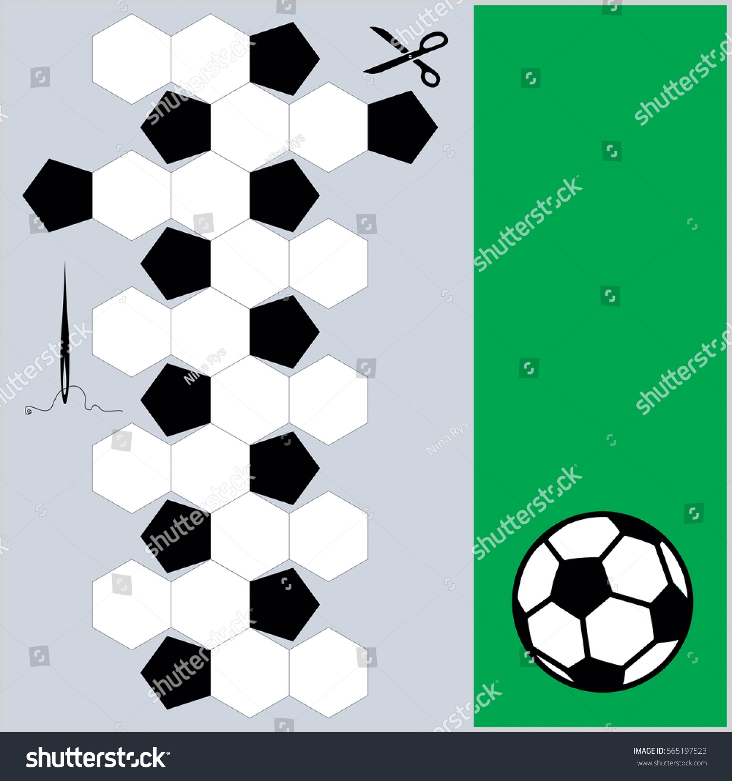 Vector Sewing Pattern Soccer Ball Stock Vector Royalty Free 565197523 Shutterstock Vector Sewing Pattern Soccer Ball Stock Vector Royalty Free 565197523 Shutterstock