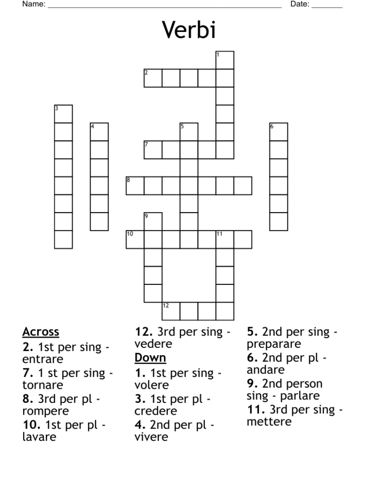 Verbi Crossword WordMint