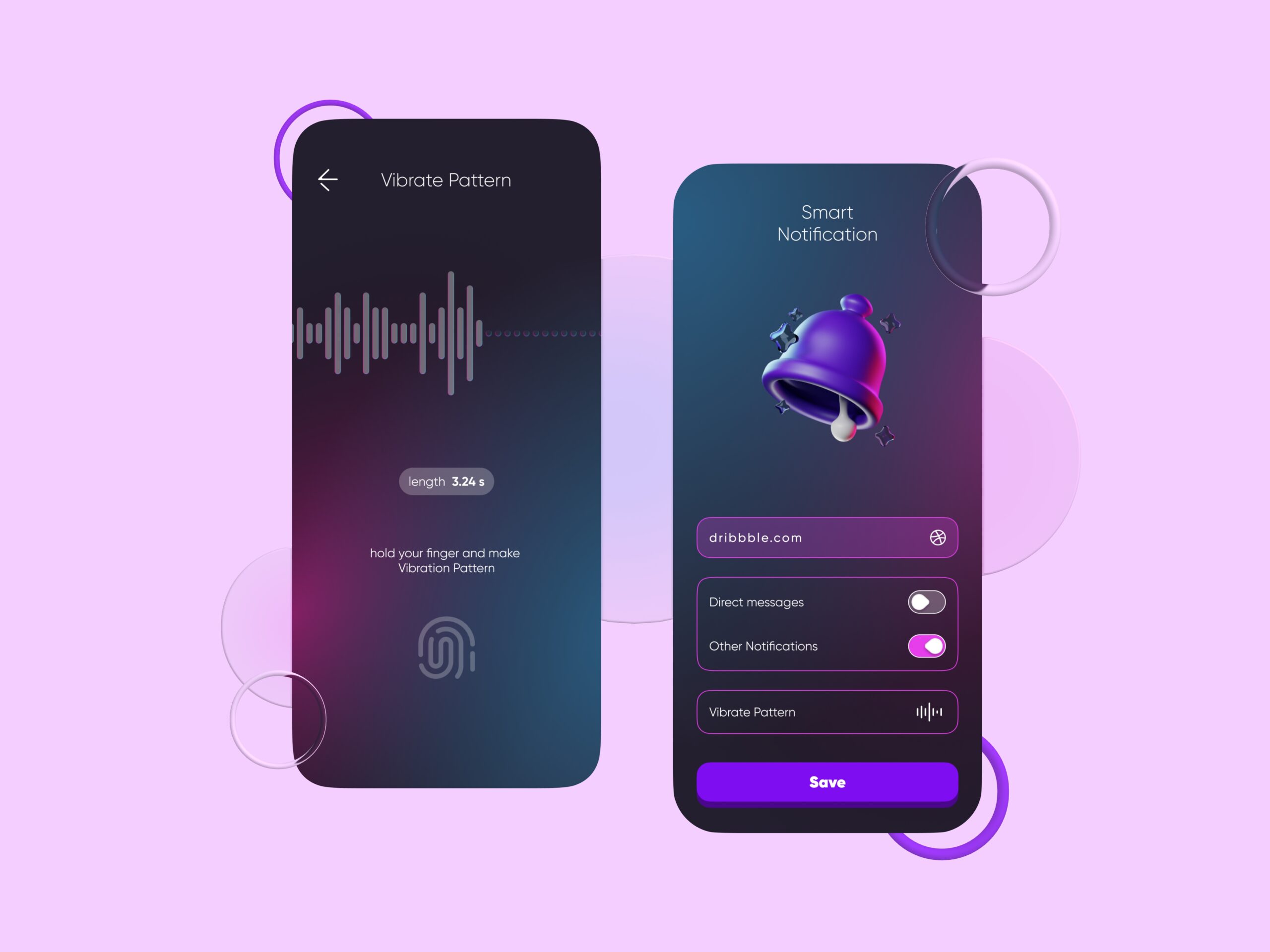 make vibration pattern for notifcation app make vibration pattern for notifcation app