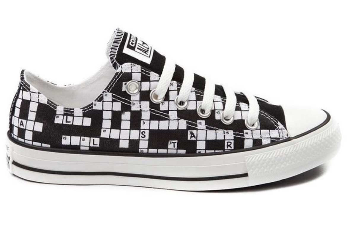 Vintage Converse Chuck Taylor Low Top Crossword Puzzle Sneaker In B W EBay Vintage Converse Chuck Taylor Low Top Crossword Puzzle Sneaker In B W EBay