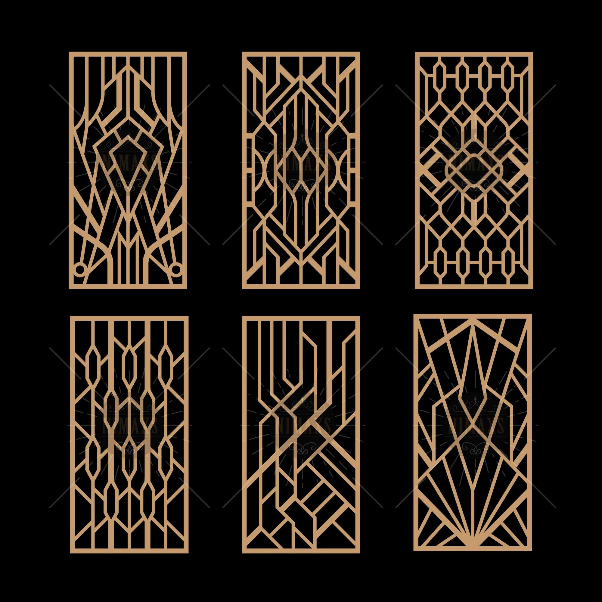 Vintage Geometric Art Deco Laser Cut Panel Designs SVG PNG DXF Eps Digital Download Etsy Vintage Geometric Art Deco Laser Cut Panel Designs SVG PNG DXF Eps Digital Download Etsy