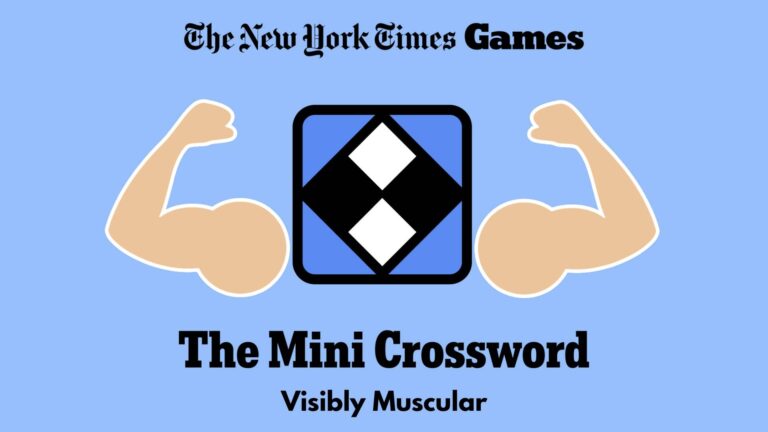 Visibly Muscular Crossword Anwers Clue Power Up Gaming