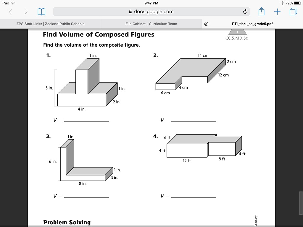 Volume Of Composite Figures 8 13 Math 5th Grade Math Elementary Math ShowMe Volume Of Composite Figures 8 13 Math 5th Grade Math Elementary Math ShowMe