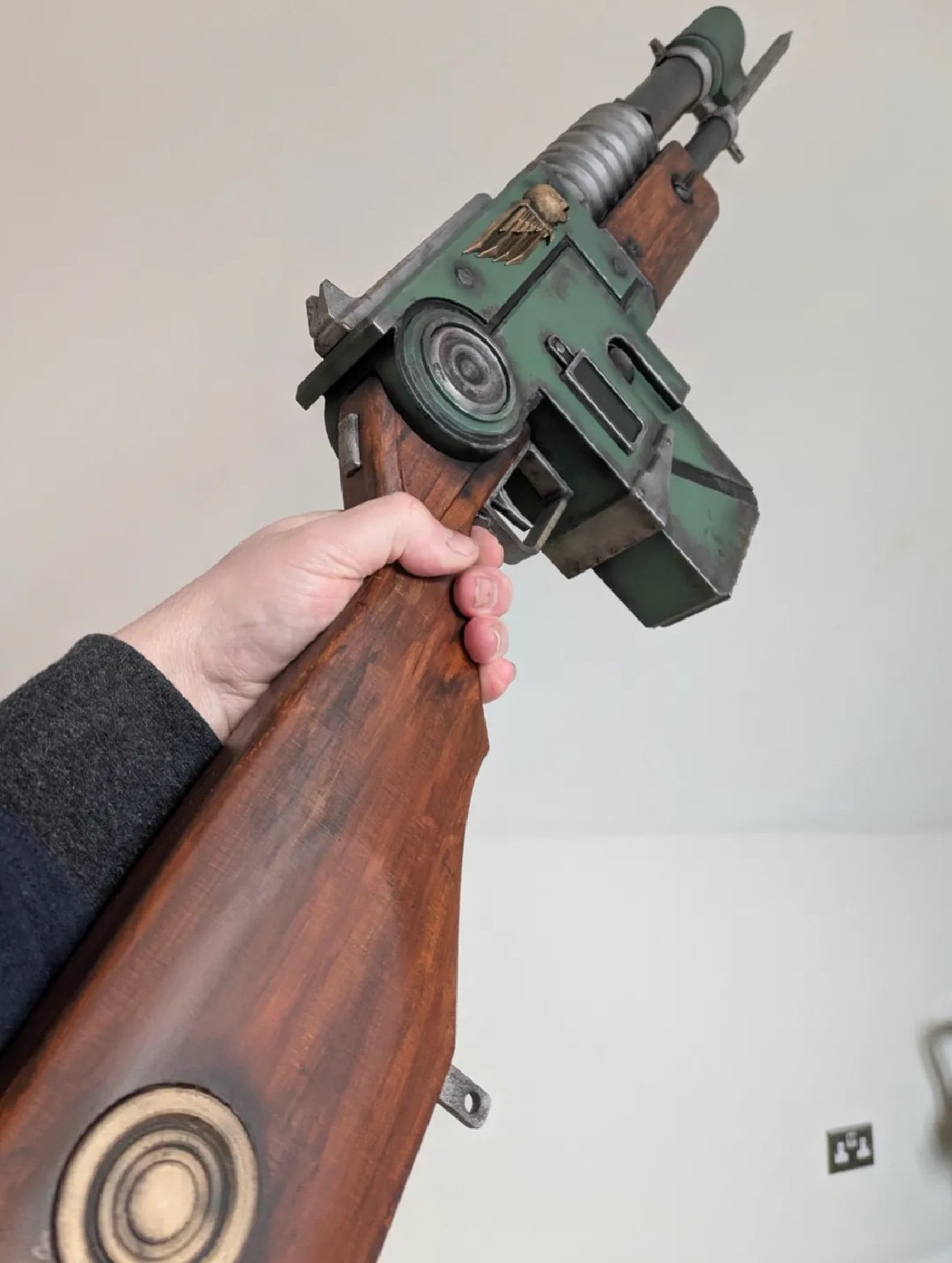 Warhammer 40K Lucius Pattern No 98 Lasgun 3D Printed Cosplay Display Prop Warhammer 40K Lucius Pattern No 98 Lasgun 3D Printed Cosplay Display Prop