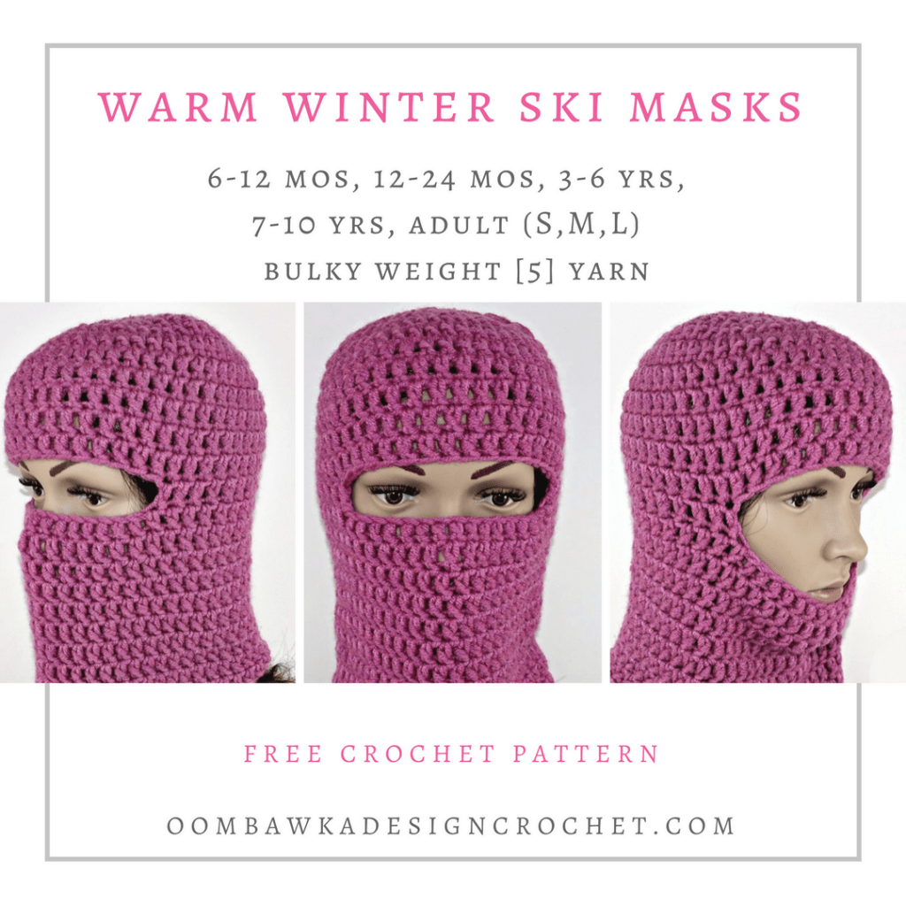 ski mask crochet pattern free