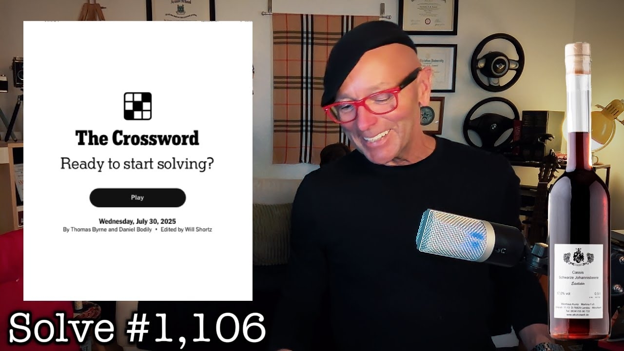 Wednesday s NYT Crossword By Byrne Bodily With A Kir Royale Let s Wine Down YouTube Wednesday s NYT Crossword By Byrne Bodily With A Kir Royale Let s Wine Down YouTube