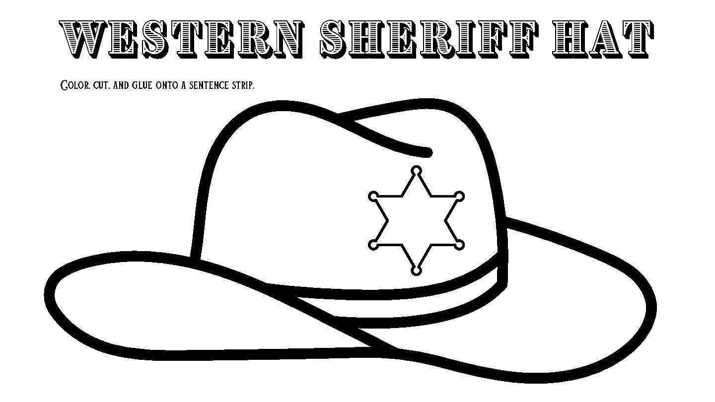 cowboy hat template printable