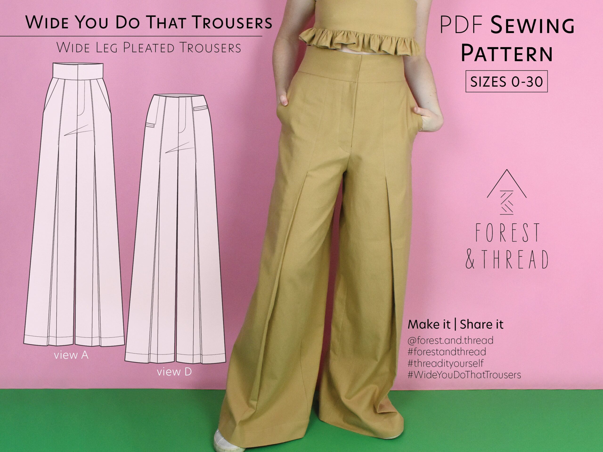 Wide You Do That Trousers PDF Pattern Sizes 0 30 Digital Sewing Pattern With Video Tutorial Wide Leg Trousers Pleated Pants High Waist Etsy Wide You Do That Trousers PDF Pattern Sizes 0 30 Digital Sewing Pattern With Video Tutorial Wide Leg Trousers Pleated Pants High Waist Etsy