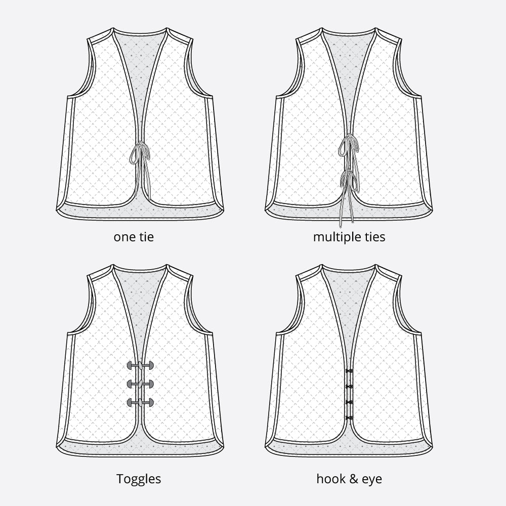 Wildwood Tie Front Vest Tutorial Helen s Closet Patterns Wildwood Tie Front Vest Tutorial Helen s Closet Patterns
