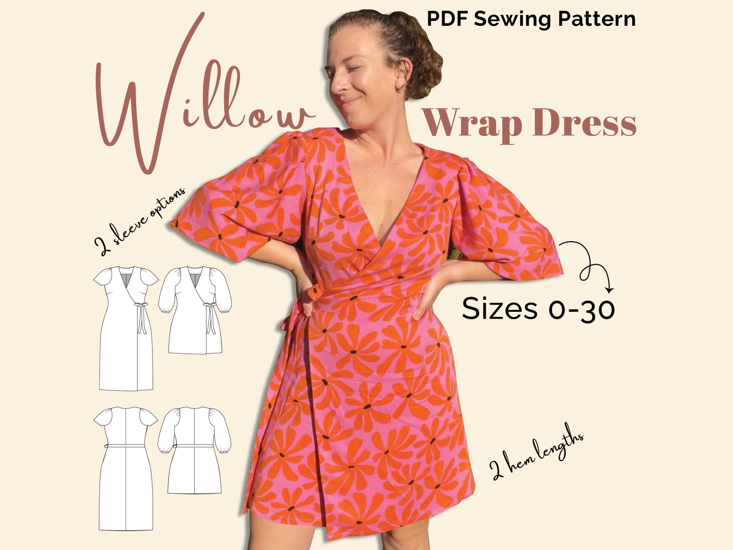 Willow Wrap Dress PDF Sewing Pattern Size Inclusive A Q Equal To 0 30 Beginner Friendly Detailed Instructions Updated Version Etsy Willow Wrap Dress PDF Sewing Pattern Size Inclusive A Q Equal To 0 30 Beginner Friendly Detailed Instructions Updated Version Etsy
