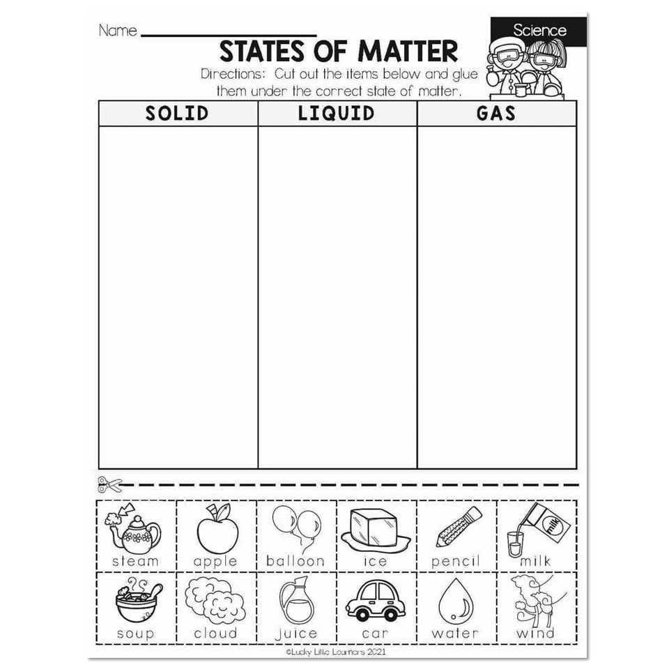 Winter Early Finishers 2nd Grade Science States Of Matter Worksheets Library Winter Early Finishers 2nd Grade Science States Of Matter Worksheets Library