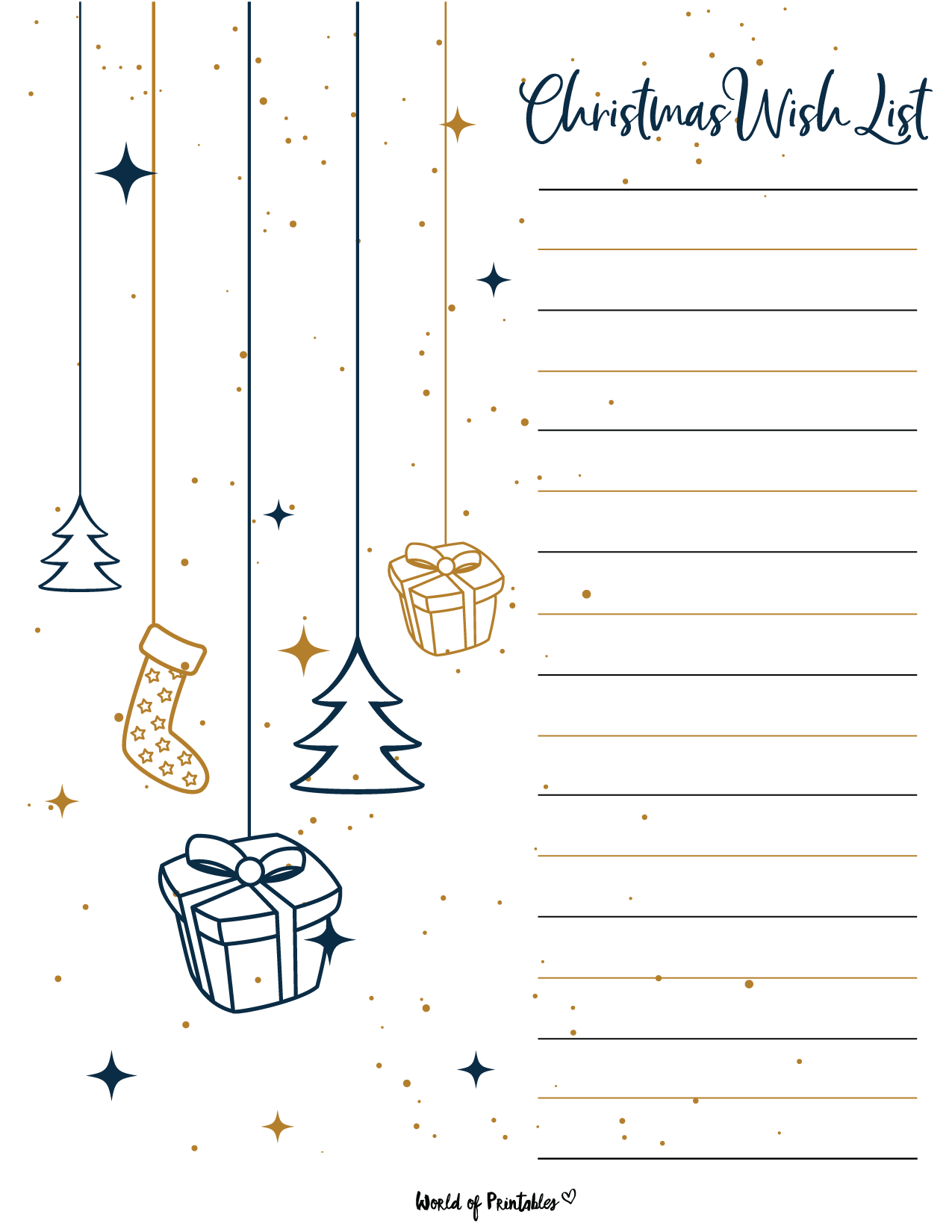 wish list template printable wish list template printable