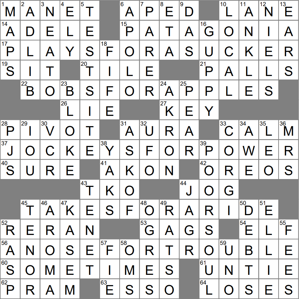 Words To Live By Crossword Clue Archives LAXCrossword Words To Live By Crossword Clue Archives LAXCrossword