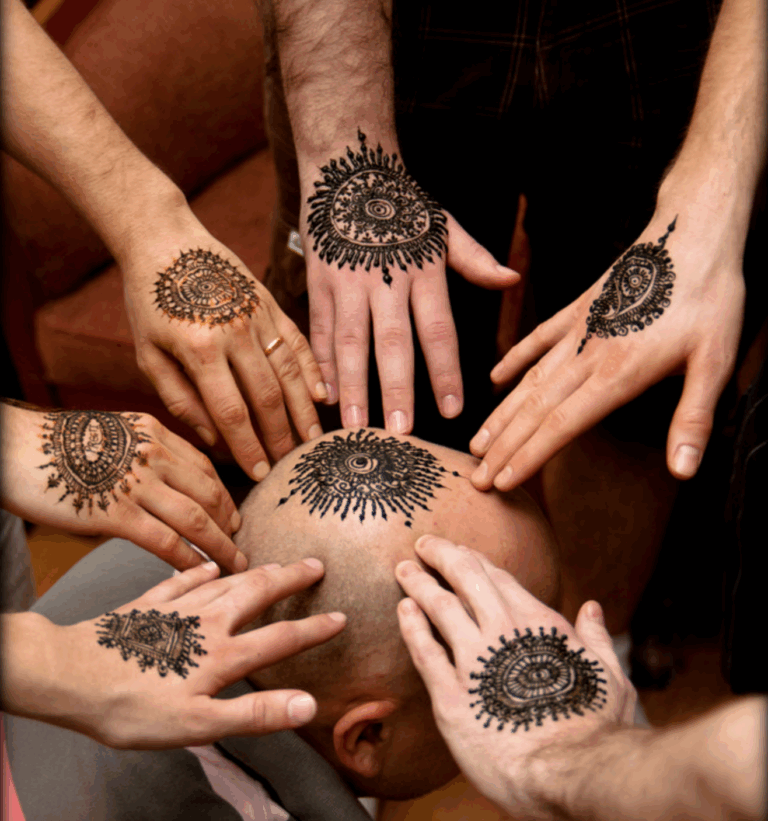 Yes Men Can Wear Henna On Their Hands and Heads The Big Fat Indian Wedding